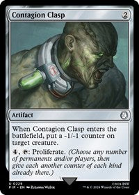 Contagion Clasp (229) [Universes Beyond: Fallout]