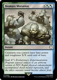 Biomass Mutation (Surge Foil) (740) [Universes Beyond: Fallout]