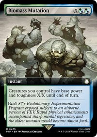 Biomass Mutation (Extended Art) (475) [Universes Beyond: Fallout]
