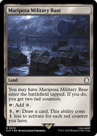 Mariposa Military Base (Surge Foil) (679) [Universes Beyond: Fallout]