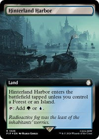 Hinterland Harbor (Extended Art) (Surge Foil) (1026) [Universes Beyond: Fallout]