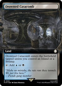 Drowned Catacomb (Extended Art) (Surge Foil) (1022) [Universes Beyond: Fallout]