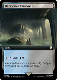 Darkwater Catacombs (Extended Art) (Surge Foil) (1020) [Universes Beyond: Fallout]