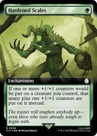 Hardened Scales (Extended Art) (Surge Foil) (998) [Universes Beyond: Fallout]