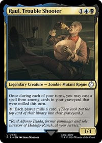 Raul, Trouble Shooter (Surge Foil) (643) [Universes Beyond: Fallout]