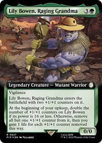 Lily Bowen, Raging Grandma (Extended Art) (Surge Foil) (927) [Universes Beyond: Fallout]