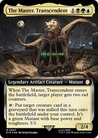 The Master, Transcendent (Extended Art) (Surge Foil) (947) [Universes Beyond: Fallout]