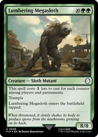 Lumbering Megasloth (Surge Foil) (608) [Universes Beyond: Fallout]