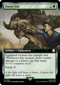 Power Fist (Extended Art) (Surge Foil) (928) [Universes Beyond: Fallout]