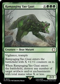 Rampaging Yao Guai (Surge Foil) (610) [Universes Beyond: Fallout]