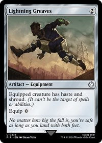 Lightning Greaves (233) [Universes Beyond: Fallout]