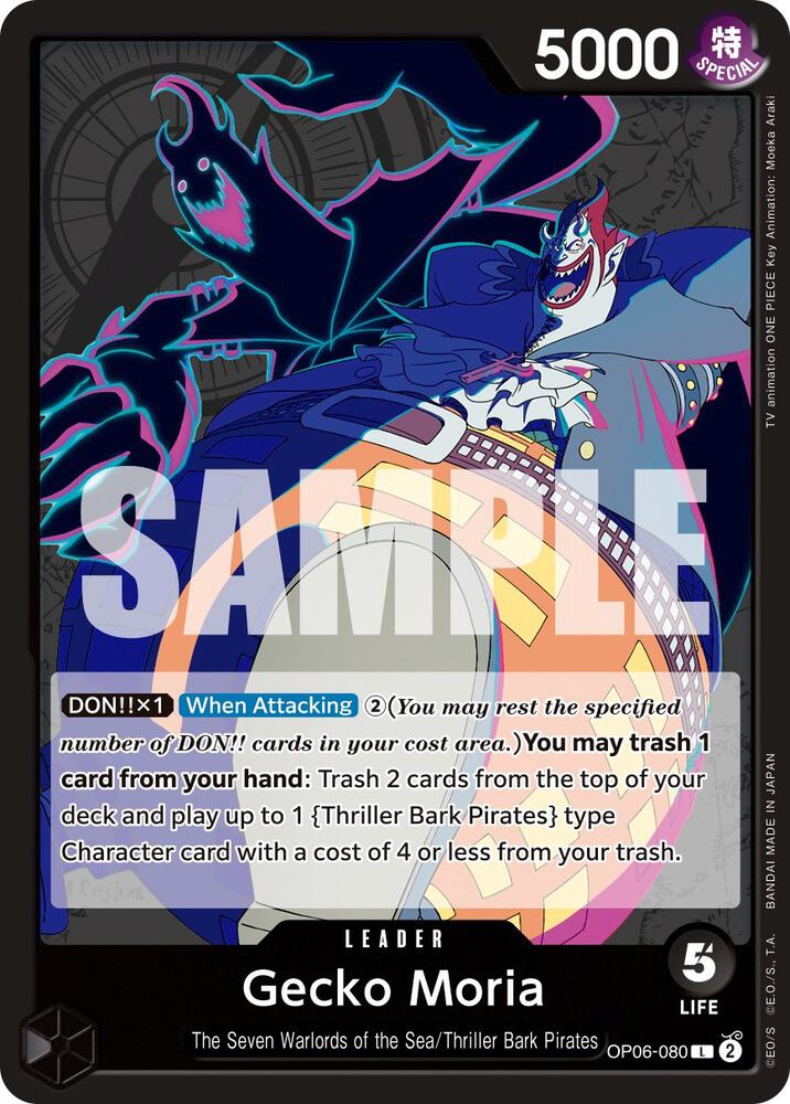 Gecko Moria (080) (OP06-080) [Wings of the Captain]