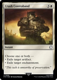 Crush Contraband (Surge Foil) (686) [Universes Beyond: Fallout]