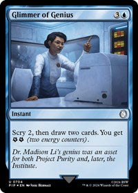 Glimmer of Genius (Surge Foil) (704) [Universes Beyond: Fallout]