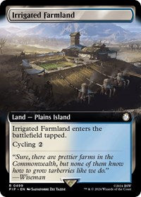 Irrigated Farmland (Extended Art) (499) [Universes Beyond: Fallout]