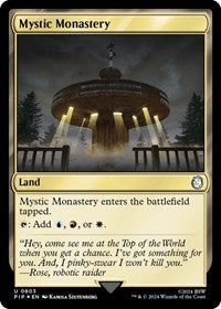 Mystic Monastery (Surge Foil) (803) [Universes Beyond: Fallout]