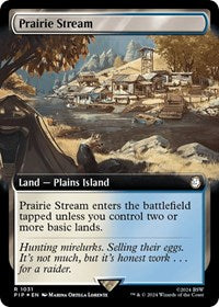 Prairie Stream (Extended Art) (Surge Foil) (1031) [Universes Beyond: Fallout]