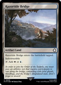 Razortide Bridge (Surge Foil) (809) [Universes Beyond: Fallout]