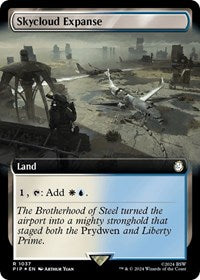 Skycloud Expanse (Extended Art) (Surge Foil) (1037) [Universes Beyond: Fallout]