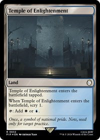 Temple of Enlightenment (Surge Foil) (832) [Universes Beyond: Fallout]
