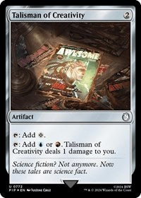 Talisman of Creativity (Surge Foil) (772) [Universes Beyond: Fallout]