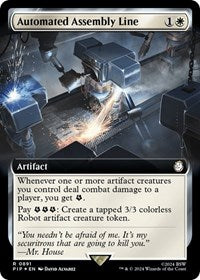 Automated Assembly Line (Extended Art) (Surge Foil) (891) [Universes Beyond: Fallout]