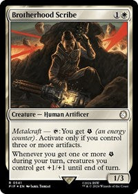 Brotherhood Scribe (Surge Foil) (541) [Universes Beyond: Fallout]