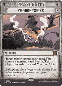 Thoughtseize (20) [Outlaws of Thunder Junction: Breaking News]