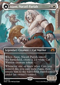 Ajani, Nacatl Pariah (Borderless) (442) [Modern Horizons 3]