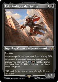 Ezio Auditore da Firenze (Foil Etched) (203) [Universes Beyond: Assassin's Creed]