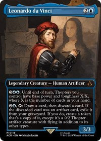 Leonardo da Vinci (Borderless) (118) [Universes Beyond: Assassin's Creed]