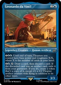 Leonardo da Vinci (Foil Etched) (193) [Universes Beyond: Assassin's Creed]