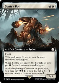 Sentry Bot (Extended Art) (Surge Foil) (899) [Universes Beyond: Fallout]