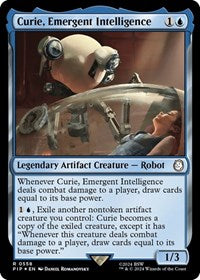 Curie, Emergent Intelligence (Surge Foil) (558) [Universes Beyond: Fallout]