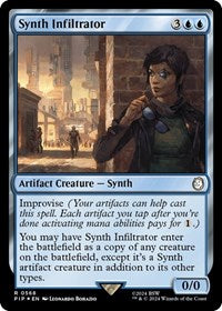 Synth Infiltrator (Surge Foil) (568) [Universes Beyond: Fallout]