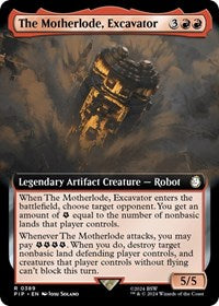 The Motherlode, Excavator (Extended Art) (389) [Universes Beyond: Fallout]