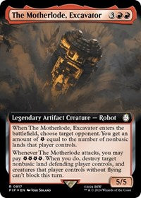 The Motherlode, Excavator (Extended Art) (Surge Foil) (917) [Universes Beyond: Fallout]