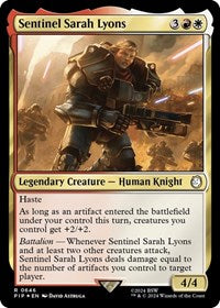 Sentinel Sarah Lyons (Surge Foil) (646) [Universes Beyond: Fallout]