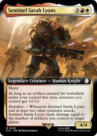 Sentinel Sarah Lyons (Extended Art) (428) [Universes Beyond: Fallout]