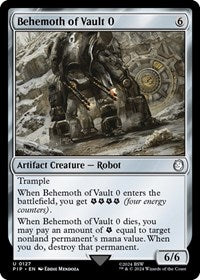 Behemoth of Vault 0 (127) [Universes Beyond: Fallout]