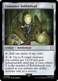 Endurance Bobblehead (Surge Foil) (660) [Universes Beyond: Fallout]