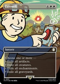 Farewell (Borderless) (Surge Foil) (881) [Universes Beyond: Fallout]