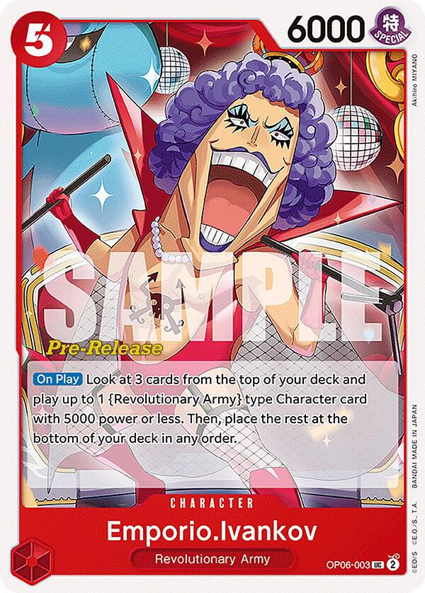 Emporio.Ivankov (OP06-003) [Wings of the Captain Pre-Release Cards]