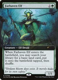 Farhaven Elf (Extended Art) (766) [Secret Lair Drop Series]