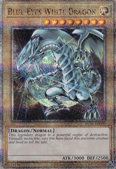 Blue-Eyes White Dragon (Quarter Century Secret Rare) (KC01-EN000) [25th Anniversary Ultimate Kaiba Set]