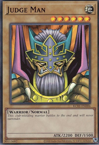 Judge Man (KC01-EN006) [25th Anniversary Ultimate Kaiba Set]