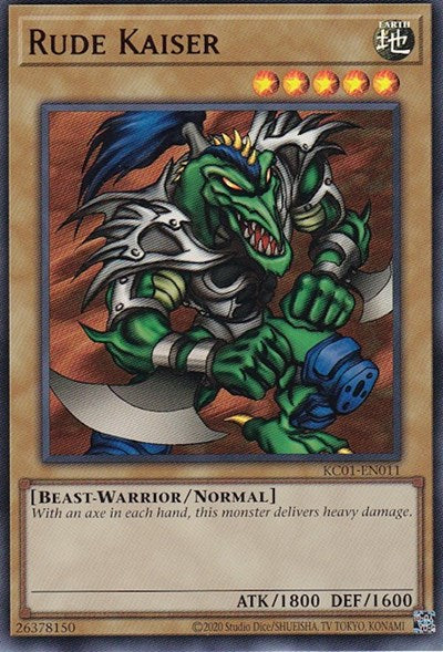 Rude Kaiser (KC01-EN011) [25th Anniversary Ultimate Kaiba Set]