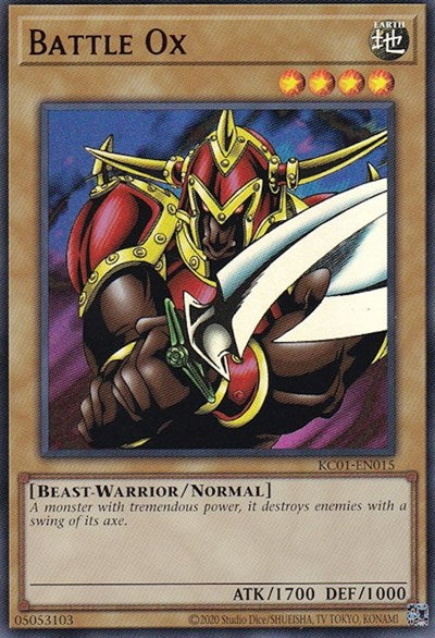 Battle Ox (KC01-EN015) [25th Anniversary Ultimate Kaiba Set]