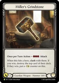 Miller's Grindstone - LGS240 (LGS240) [Flesh and Blood: Promo Cards]