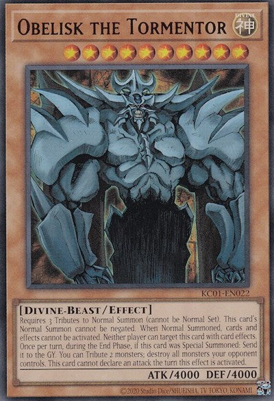 Obelisk the Tormentor (KC01-EN022) [25th Anniversary Ultimate Kaiba Set]